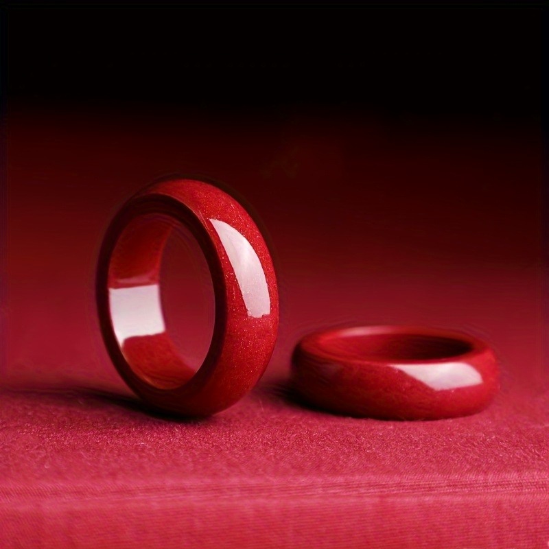 Cinnabar Ring Set with Low Cinnabar Content